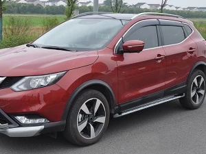 Пороги боковые Nissan Qashqai II (J11; 14-21) - оригинал стиль 7