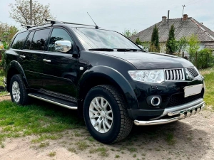 Захист передній Mitsubishi Pajero Sport II (09-15) - труба подвійна 2