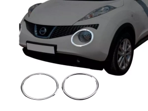 Хром накладки на фари Nissan Juke I (F15; 10-14) - Carmos
