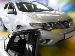 Дефлекторы окон Nissan Murano II (Z51; 2008-2014) - Heko (вставные) 4