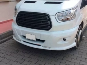 Накладка на передній бампер Ford Transit Mk8 (14-19) - велика 4