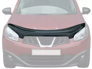 Дефлектор капота Nissan Qashqai I (J10; 10-13) рестайлінг - Cappafe