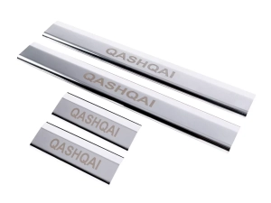 Накладки на внутренние пороги Nissan Qashqai I (J10; 07-13) 2