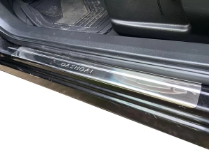 Накладки на пороги Nissan Qashqai I (J10; 07-13) - Omsa 5