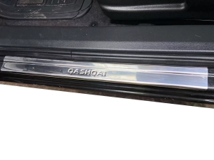 Накладки на пороги Nissan Qashqai I (J10; 07-13) - Omsa 6