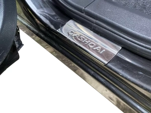 Накладки на пороги Nissan Qashqai I (J10; 07-13) - Omsa 7