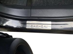 Накладки на пороги Nissan Qashqai I (J10; 07-13) - Omsa 8