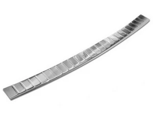 Накладка на задний бампер Nissan Qashqai I (J10; 07-13) - Avisa (стальная)