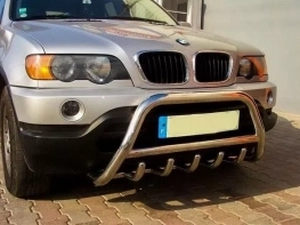 Кенгурятник BMW X5 E70 (06-13) - с грилем 4