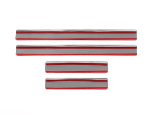 Накладки на пороги Opel Astra G (98-09) Sedan / HB - Omsa (4 шт) 3