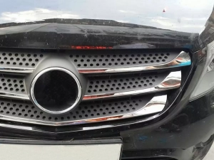 Хром накладки на решётку Mercedes Vito / V W447 (14-19) - Carmos (серебряные) 4