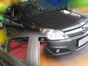 Дефлекторы окон Opel Astra H (07-14) Sedan - Heko (вставные) 3