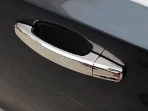 Хром накладки на ручки Opel Astra H (04-14) - Carmos (полные) 4