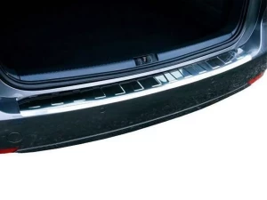 Накладка на задний бампер Opel Astra H (04-14) Универсал - с загибом 4