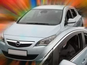 Дефлекторы окон Opel Astra J (09-15) 5D Htb - Heko (вставные) 3