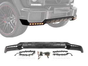 Накладка на передний бампер Mercedes G W463 (90-18) - BRB стиль