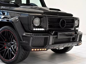 Накладка на передний бампер Mercedes G W463 (90-18) - BRB стиль 4