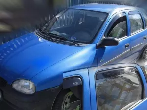 Дефлекторы окон Opel Corsa B (93-00) 5D Htb - Heko (вставные) 4