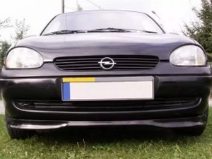 Юбка передняя Opel Corsa B (97-00) рестайлинг 3