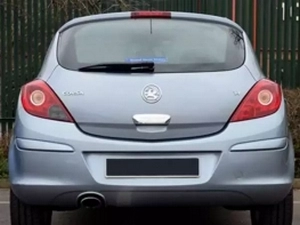 Хром накладка на заднюю ручку Opel Corsa D (06-14) 5D 4