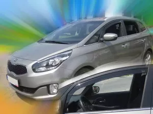 Дефлекторы окон Kia Carens III (RP; 13-19) 5D - Heko (вставные) 4