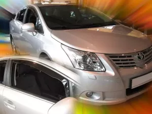 Дефлекторы окон Toyota Avensis III (09-18) Sedan - Heko (вставные) 4
