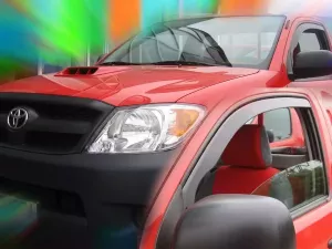 Дефлектори вікон Toyota Hilux VII (06-) 2D - Heko (вставні) 4