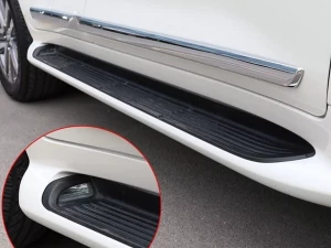 Пороги бічні Toyota LC 200 (07-21) - 2016 стиль (білі)