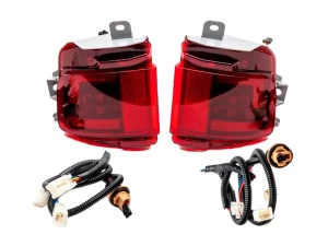 Ліхтарі заднього бампера Toyota LC200 (16-21) - LED червоні 2