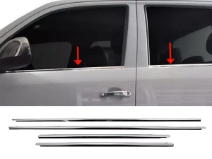 Хром нижние молдинги окон VW Amarok I (10-20) - Carmos