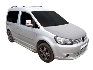 Хром молдинг дверний VW Caddy III (2K; 04-15) короткий - Omsa 4