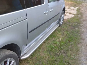 Бічні підніжки VW Caddy III (2L; 04-20) - Premium 3