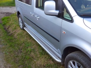 Бічні підніжки VW Caddy III (2L; 04-20) - Premium 4