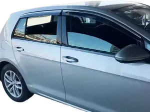 Дефлекторы окон VW Golf VII (12-20) 5D HB - Niken (с хром молдингом) 4