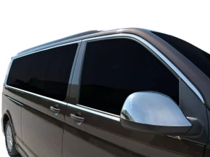 Хром повне обведення вікон VW T6 / T6.1 (15-23) довгий 1 двері 6