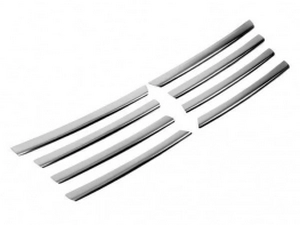 Хром полоски на решётку VW Passat B5 (3BG; 01-05) 2