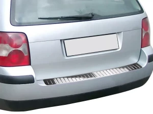 Накладка на бампер VW Passat B5 (96-05) Універсал, Седан - Omsa (глянцева) 4