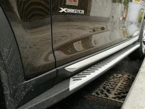 Пороги бічні BMW X3 F25 / X4 F26 - оригінал стиль смужками 7