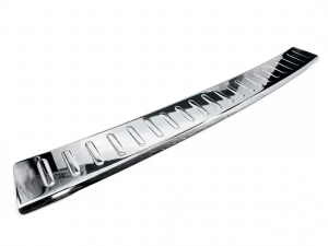 Накладка на задний бампер VW Passat B6 (05-10) Sedan - Nitto (хром)