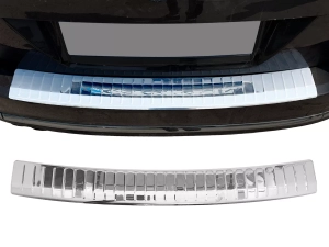 Накладка на бампер VW Passat B7 (11-15) Універсал - Nitto (хром)