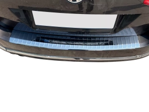 Накладка на бампер VW Passat B7 (11-15) Универсал - Nitto (хром) 5