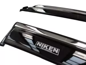 Дефлекторы окон VW Polo V (09-17) 5D HB - Niken (с хром молдингом) 3