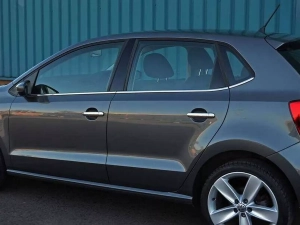 Хром нижние молдинги окон VW Polo V (6R; 09-17) 5D Htb 7