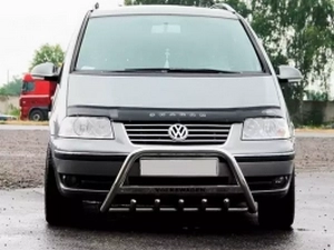 Кенгурятник VW Sharan II (7N; 10-15) - с грилем 3