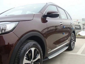 Пороги боковые Kia Sorento III (UM; 15-20) - BMW стиль 6
