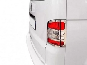 Хром накладки на задні ліхтарі VW T5/T5+ (03-15) підйомна дверка 4