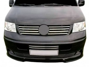 Хром накладки на решётку бампера VW T5 Transporter (03-10) 4