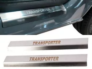 Накладки на дверні пороги VW T5 Transporter (03-15) - Carmos