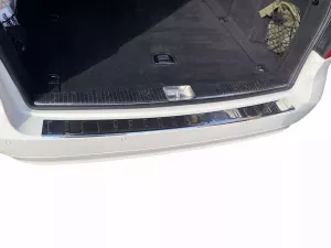 Накладка на бампер Mercedes E W211 (02-09) Универсал - Carmos 5