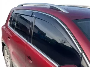 Дефлекторы окон VW Tiguan I (07-15) - Niken (с хром молдингом) 4